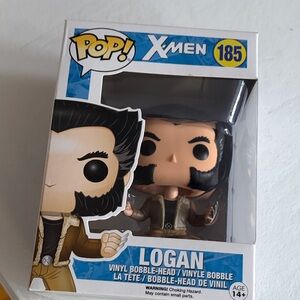 Funko Pop! X-Men Logan Vinyl Figure - Black and Brown